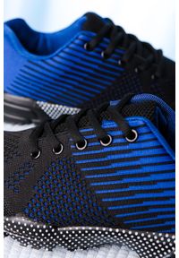 Casu - Czarne buty sportowe sznurowane casu ch017-4. Kolor: czarny, wielokolorowy, niebieski #1