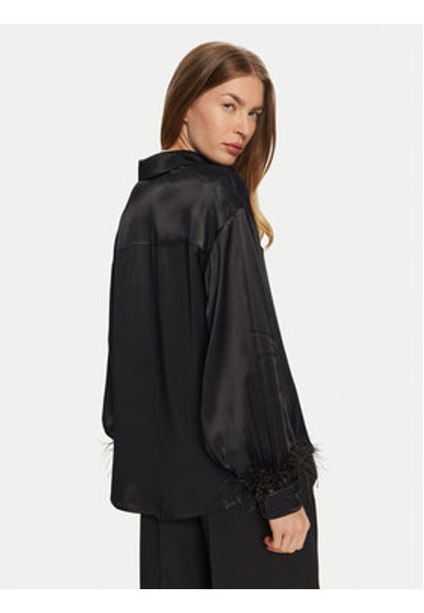 ACCESS FASHION Koszula 44-7044-198 Czarny Relaxed Fit. Kolor: czarny. Materiał: wiskoza