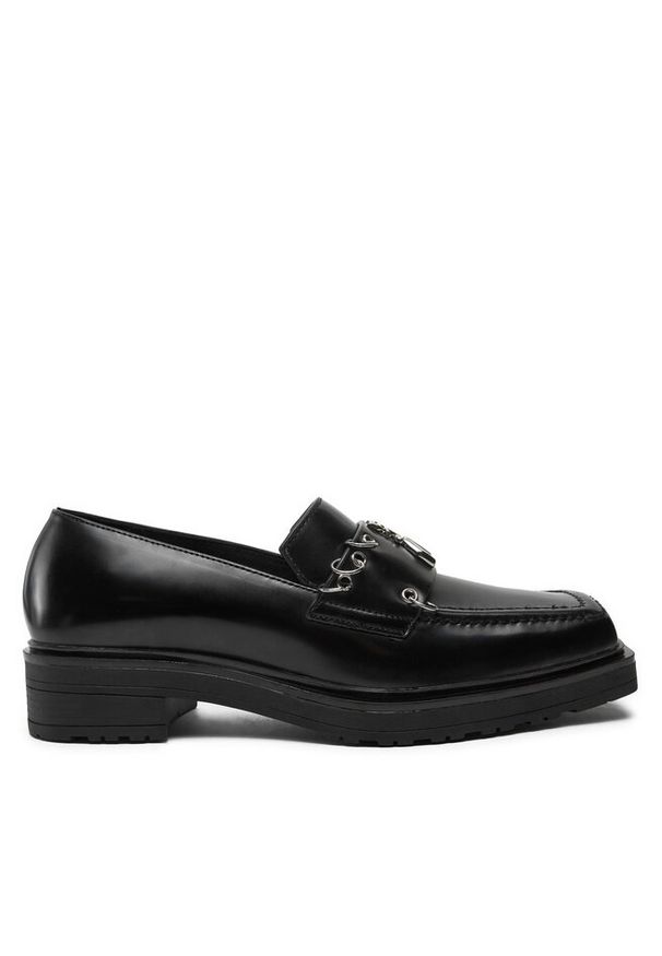 Loafersy Patrizia Pepe. Kolor: czarny