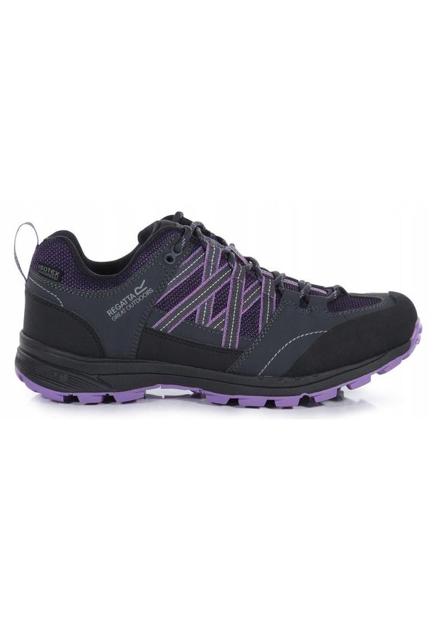 Buty trekkingowe damskie Samaris Low II Regatta. Kolor: czarny. Materiał: guma, poliester. Styl: sportowy