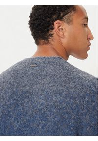 Guess Sweter M5BR39 Z0932 Niebieski Regular Fit. Kolor: niebieski. Materiał: syntetyk