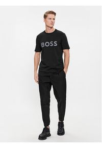 BOSS - Boss T-Shirt Tee 1 50506344 Czarny Regular Fit. Kolor: czarny. Materiał: bawełna #5