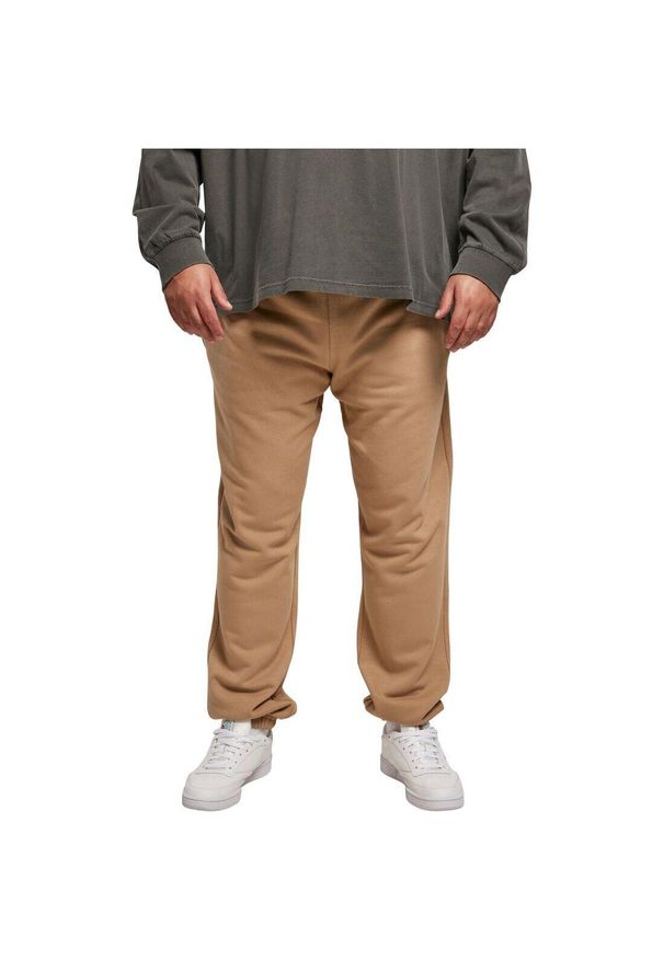 Spodnie dresowe Urban Classics Basic 2.0. Kolor: beżowy. Materiał: dresówka