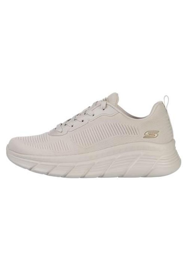 skechers - Buty do chodzenia damskie Skechers 117385OFWT. Kolor: biały. Materiał: guma, tkanina. Sport: turystyka piesza