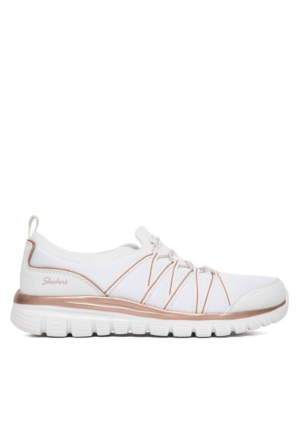 skechers - Sneakersy Skechers. Kolor: biały