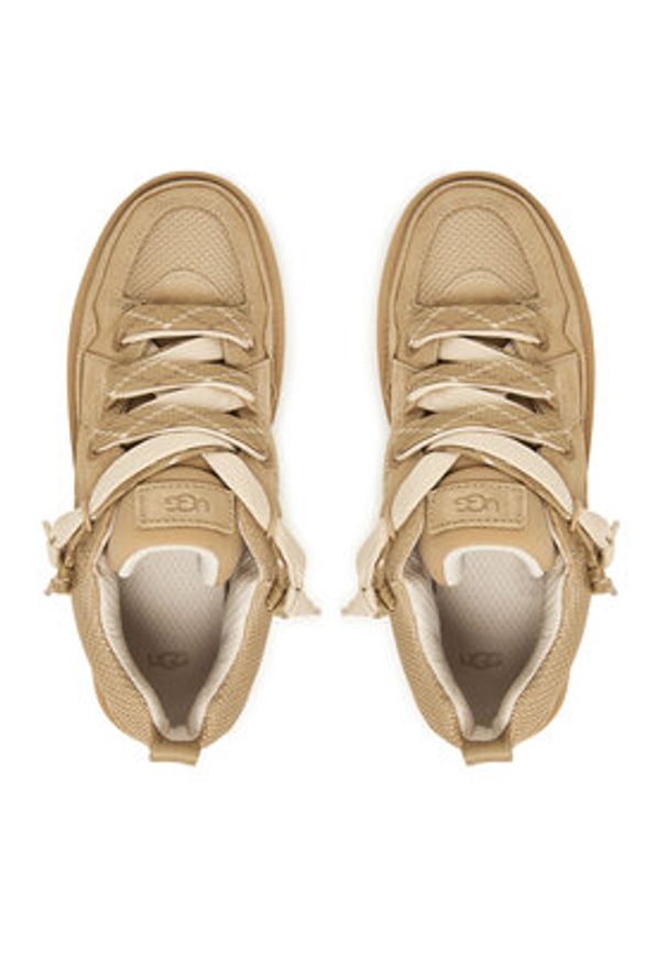 Ugg Sneakersy W Lo Lowmel 1168890 Beżowy. Kolor: beżowy. Materiał: zamsz, skóra
