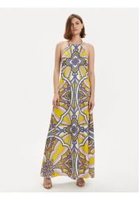 Gaudi Sukienka letnia 411FD15047 Kolorowy Regular Fit. Materiał: syntetyk. Wzór: kolorowy. Sezon: lato