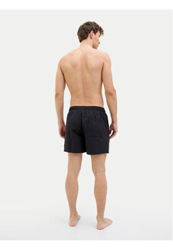 Jack & Jones - Jack&Jones Szorty kąpielowe Maui 12272776 Czarny Regular Fit. Kolor: czarny. Materiał: syntetyk