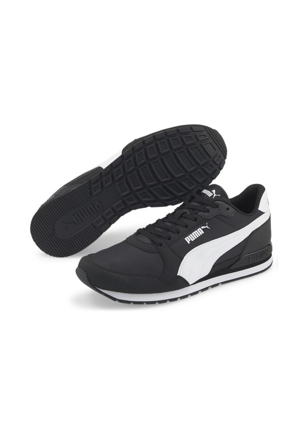 Buty Puma ST Runner V3 NL, Mężczyźni. Zapięcie: sznurówki. Kolor: biały, czarny, wielokolorowy, zielony, brązowy. Materiał: syntetyk, tkanina, materiał. Szerokość cholewki: normalna. Sport: turystyka piesza