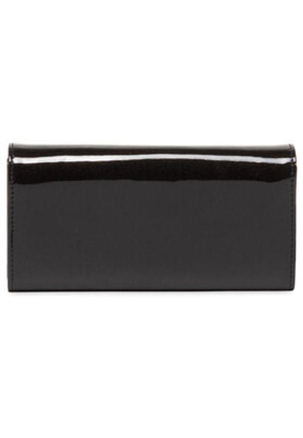 Pierre Cardin Duży Portfel Damski 05 LINE 100 Czarny. Kolor: czarny. Materiał: lakier, skóra