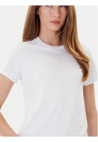 Pinko - PINKO T-Shirt Bussolotto 100355 A2RD Biały Regular Fit. Kolor: biały. Materiał: bawełna #3