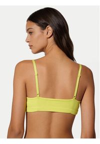 TOMMY HILFIGER - Tommy Hilfiger Biustonosz top UW0UW06223 Żółty jasny. Kolor: żółty. Materiał: syntetyk #3