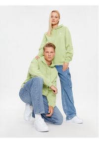 Converse Bluza Standard Fit Left Chest Star Chev Emb Hoodie Bb 10024509-A22 Zielony Regular Fit. Kolor: zielony. Materiał: bawełna #3