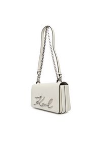 Karl Lagerfeld - KARL LAGERFELD Torebka B1W30046 Biały. Kolor: biały. Materiał: skórzane #4