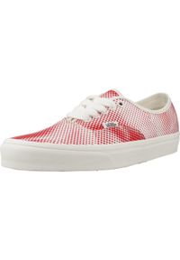 Vans - Buty VANS AUTHENTIC Czerwony. Kolor: czerwony. Materiał: tkanina