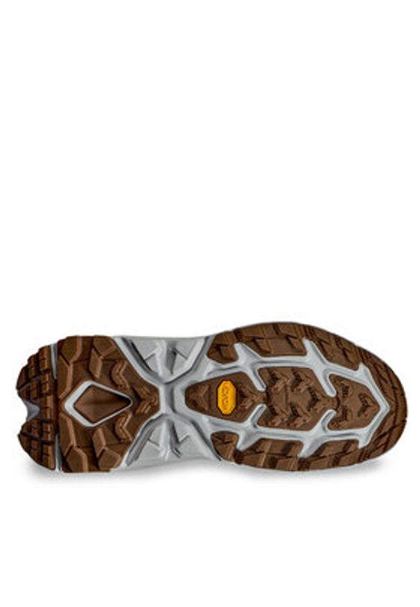 HOKA - Hoka Trekkingi Kaha 2 GTX GORE-TEX 1123155 Brązowy. Kolor: brązowy. Materiał: nubuk, skóra. Technologia: Gore-Tex. Sport: turystyka piesza