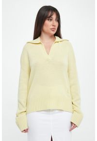 Liu Jo - Sweter damski wełniany LIU JO. Materiał: wełna #2