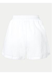 Seafolly Szorty materiałowe Crinkle 55429-SH Biały Regular Fit. Kolor: biały. Materiał: bawełna #3