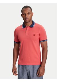United Colors of Benetton - United Colors Of Benetton Polo 3F9HU302E Bordowy Regular Fit. Typ kołnierza: polo. Kolor: czerwony. Materiał: bawełna
