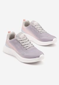 Born2be - Jasnoszare Buty Sportowe Sneakersy Ombre na Piankowej Podeszwie Arelinas. Okazja: na co dzień. Kolor: szary. Szerokość cholewki: normalna. Sport: fitness #3