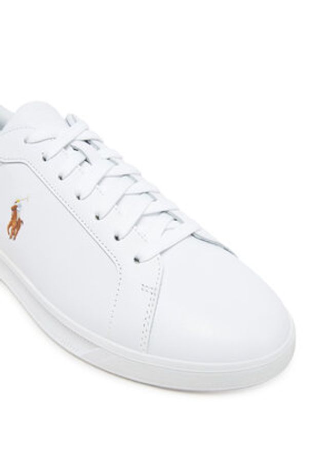Polo Ralph Lauren Sneakersy Heritage Court II 809940762001 Biały. Kolor: biały. Materiał: skóra