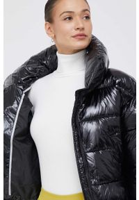 DKNY - Dkny kurtka damska kolor czarny zimowa. Okazja: na co dzień. Kolor: czarny. Wzór: aplikacja. Sezon: zima. Styl: casual #6