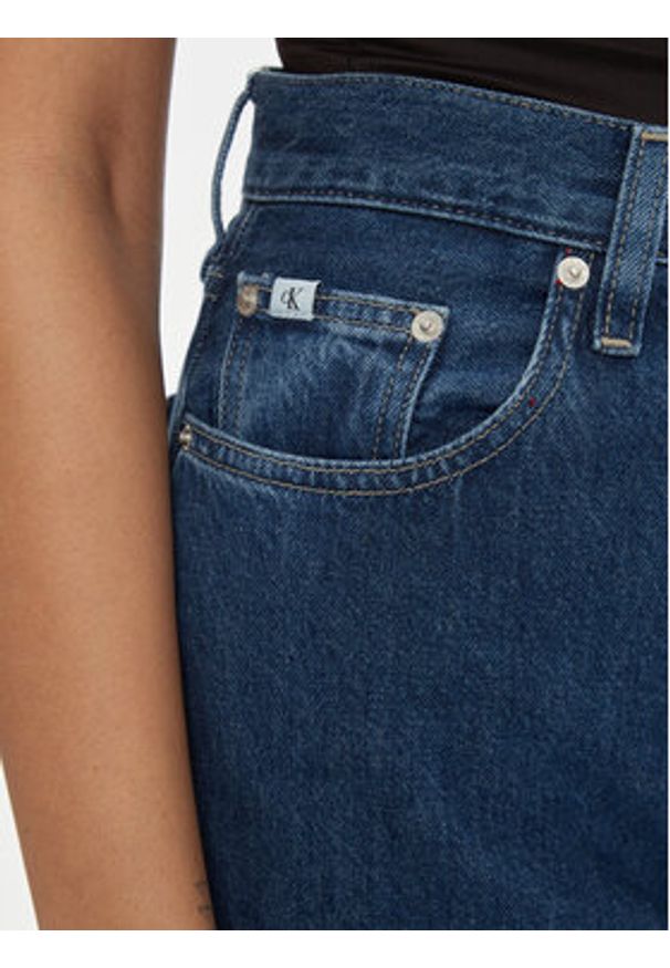 Calvin Klein Jeans Jeansy J20J223428 Granatowy Relaxed Fit. Kolor: niebieski