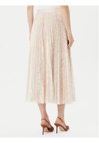 Guess Spódnica midi W5YD1E KCZ90 Złoty Regular Fit. Kolor: złoty. Materiał: syntetyk