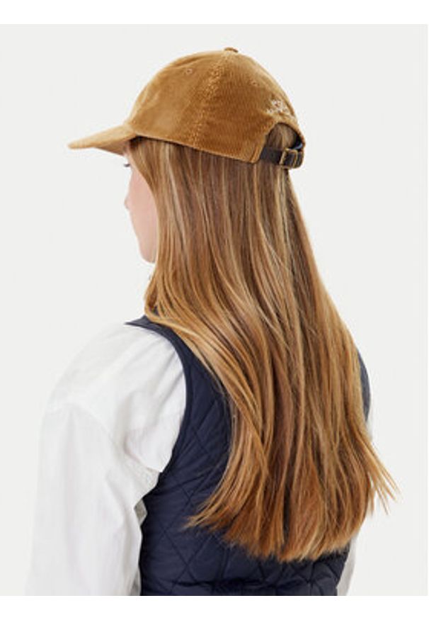 Polo Ralph Lauren Czapka z daszkiem 211A90413003 Brązowy. Kolor: brązowy. Materiał: materiał, bawełna
