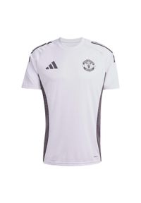 Adidas - Koszulka Manchester United Tiro 25 Competition Training. Kolor: fioletowy, wielokolorowy, czarny. Sport: piłka nożna #1