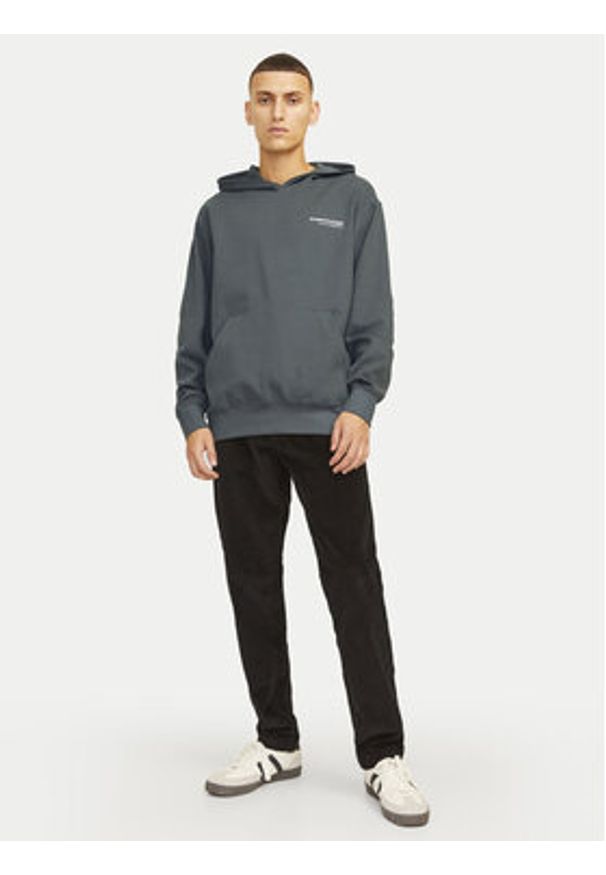 Jack & Jones - Jack&Jones Bluza Aero 12260011 Szary Relaxed Fit. Kolor: szary. Materiał: bawełna