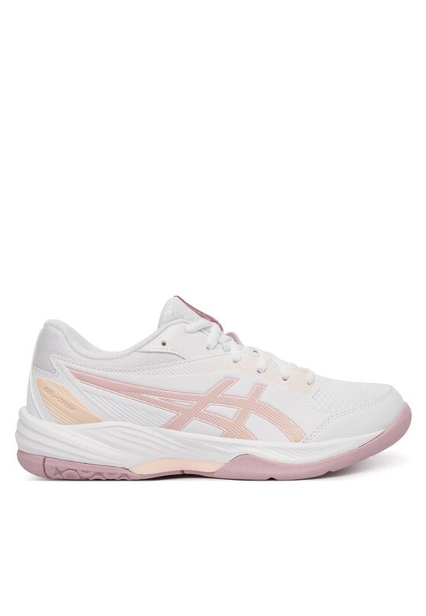 Asics Buty halowe Gel-Task 4 1072A106 Biały. Kolor: biały. Materiał: skóra