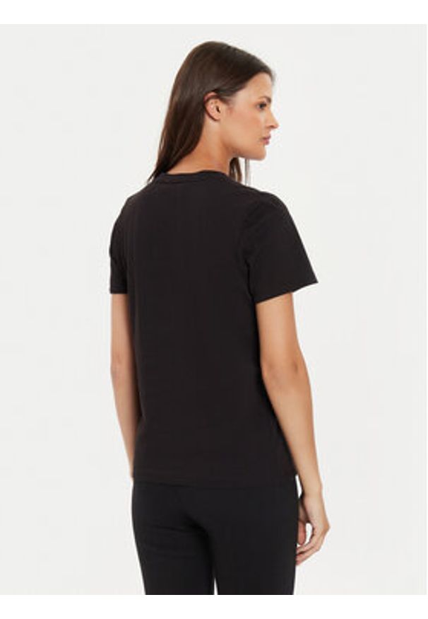 TOMMY HILFIGER - Tommy Hilfiger T-Shirt Script WW0WW43459 Czarny Regular Fit. Kolor: czarny. Materiał: bawełna