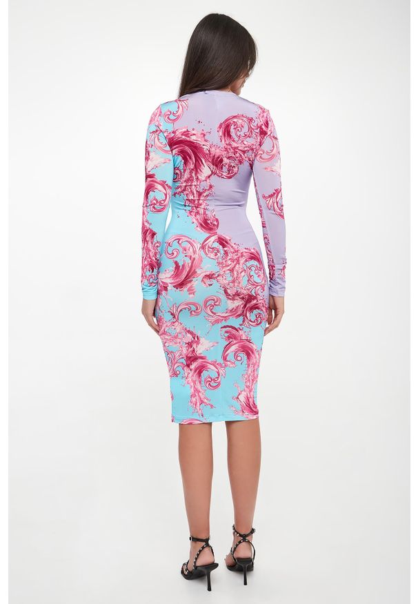Versace Jeans Couture - Sukienka z nadrukiem VERSACE JEANS COUTURE. Wzór: nadruk