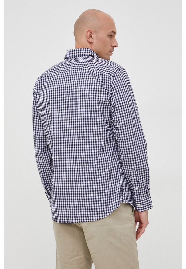 GAP koszula męska kolor fioletowy regular z kołnierzykiem button-down. Typ kołnierza: button down. Kolor: fioletowy. Materiał: tkanina. Długość rękawa: długi rękaw. Długość: długie