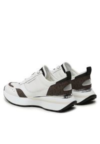 MICHAEL Michael Kors Sneakersy Flynn Trainer 43S3FYFS7D Biały. Kolor: biały. Materiał: materiał #3