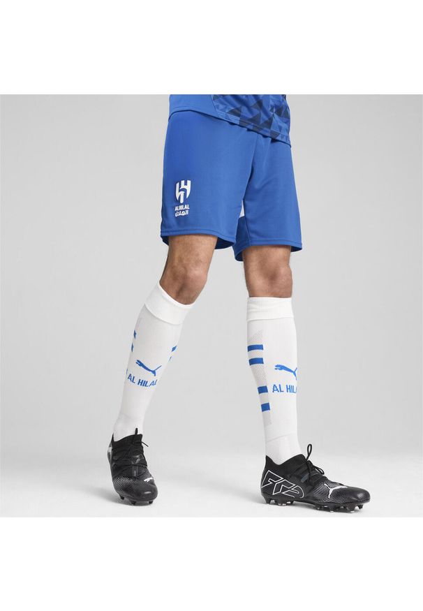 Puma - Męskie szorty Al Hilal Saudi F.C. 24/25 PUMA Blue Intense White. Kolor: niebieski, wielokolorowy, biały. Sport: piłka nożna