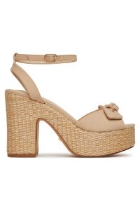 DeeZee Espadryle RT2206125 Beżowy. Kolor: beżowy. Materiał: materiał