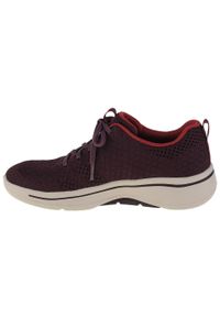 skechers - Buty do chodzenia damskie, Skechers Go Walk Arch Fit Unify. Kolor: czerwony, wielokolorowy, brązowy. Sport: turystyka piesza