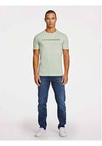 Lindbergh T-Shirt 30-400200 Zielony Relaxed Fit. Kolor: zielony. Materiał: bawełna #4