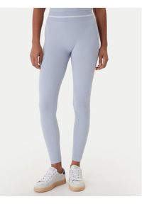 Guess Legginsy V6RB05 Z4692 Błękitny Slim Fit. Kolor: niebieski. Materiał: syntetyk #1