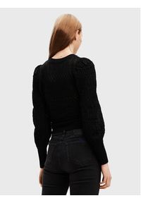 Desigual Sweter Ona 22WWJFAG Czarny Regular Fit. Kolor: czarny. Materiał: wiskoza #4