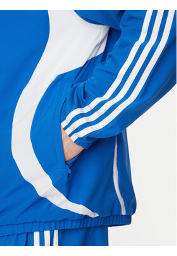 Adidas - adidas Bluza adicolor Teamgeist JP1117 Niebieski Regular Fit. Kolor: niebieski. Materiał: syntetyk