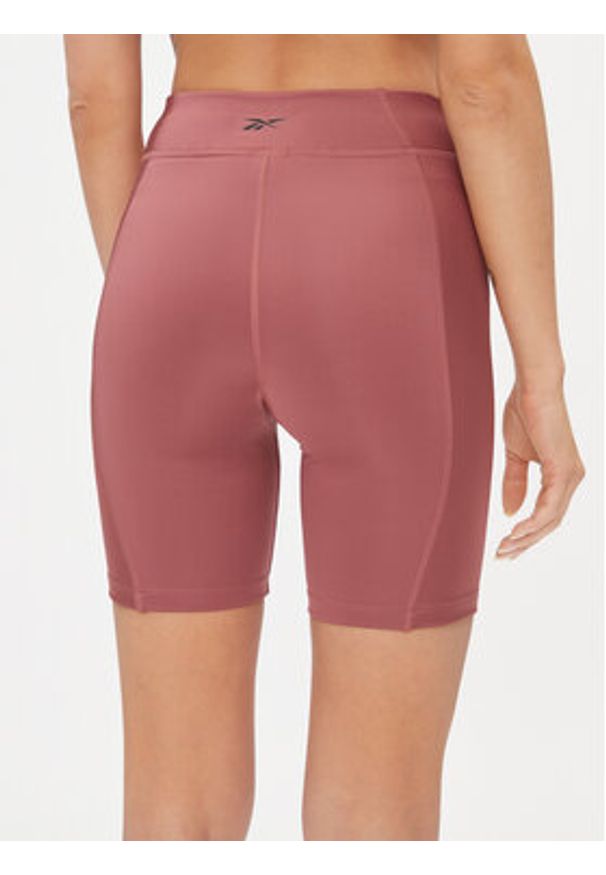 Reebok Szorty sportowe Yoga Performance IM4043 Różowy Tight Fit. Kolor: różowy. Materiał: syntetyk