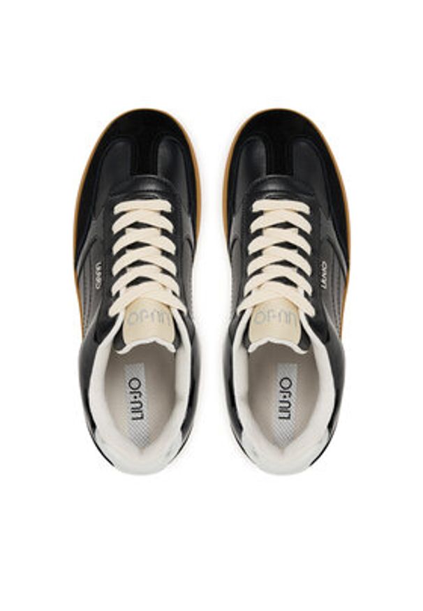 Liu Jo Sneakersy Connor 01 BF5069 PX769 Czarny. Kolor: czarny. Materiał: skóra