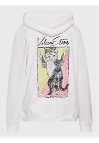 Volcom Bluza Truly Deal B4112307 Biały Regular Fit. Kolor: biały. Materiał: syntetyk #2