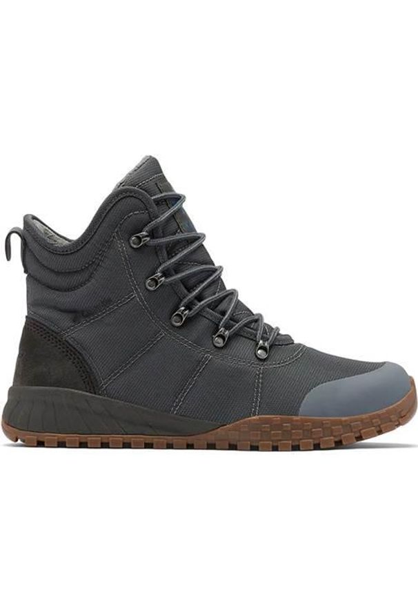 columbia - Buty trekkingowe męskie Columbia Fairbanks Waterproof. Wysokość cholewki: za kostkę. Kolor: wielokolorowy, brązowy, szary. Materiał: materiał, skóra, syntetyk. Szerokość cholewki: normalna