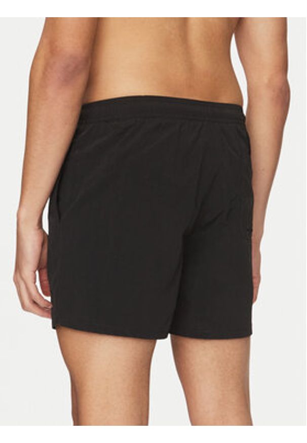 TOMMY HILFIGER - Tommy Hilfiger Szorty kąpielowe UM0UM03477 Czarny Regular Fit. Kolor: czarny. Materiał: syntetyk