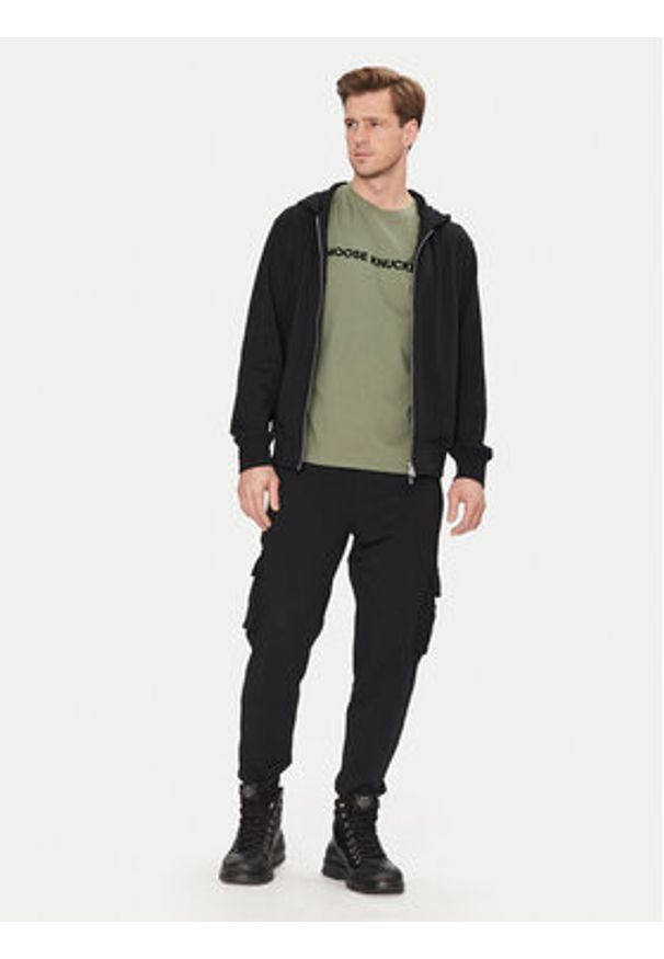 Moose Knuckles Bluza Hartsfield M14MS609 Czarny Regular Fit. Kolor: czarny. Materiał: bawełna