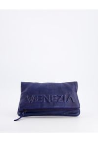 Venezia - NIEBIESKA TOREBKA Z BRELOKIEM PLE073 BLUE. Kolor: niebieski. Dodatki: z breloczkiem. Materiał: skórzane